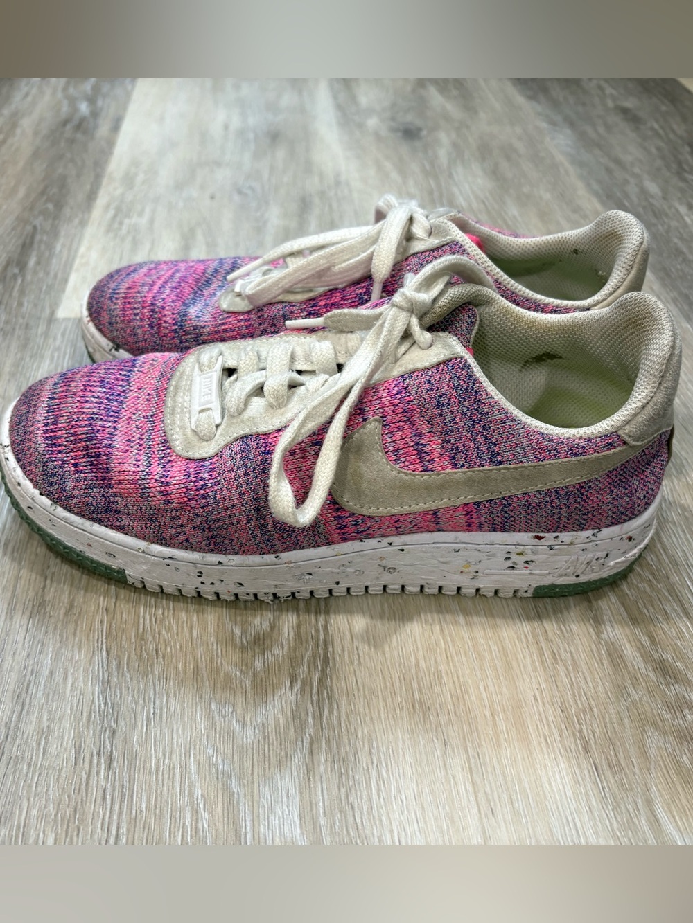 Nike Air Force 1 crater flyknit discus glow